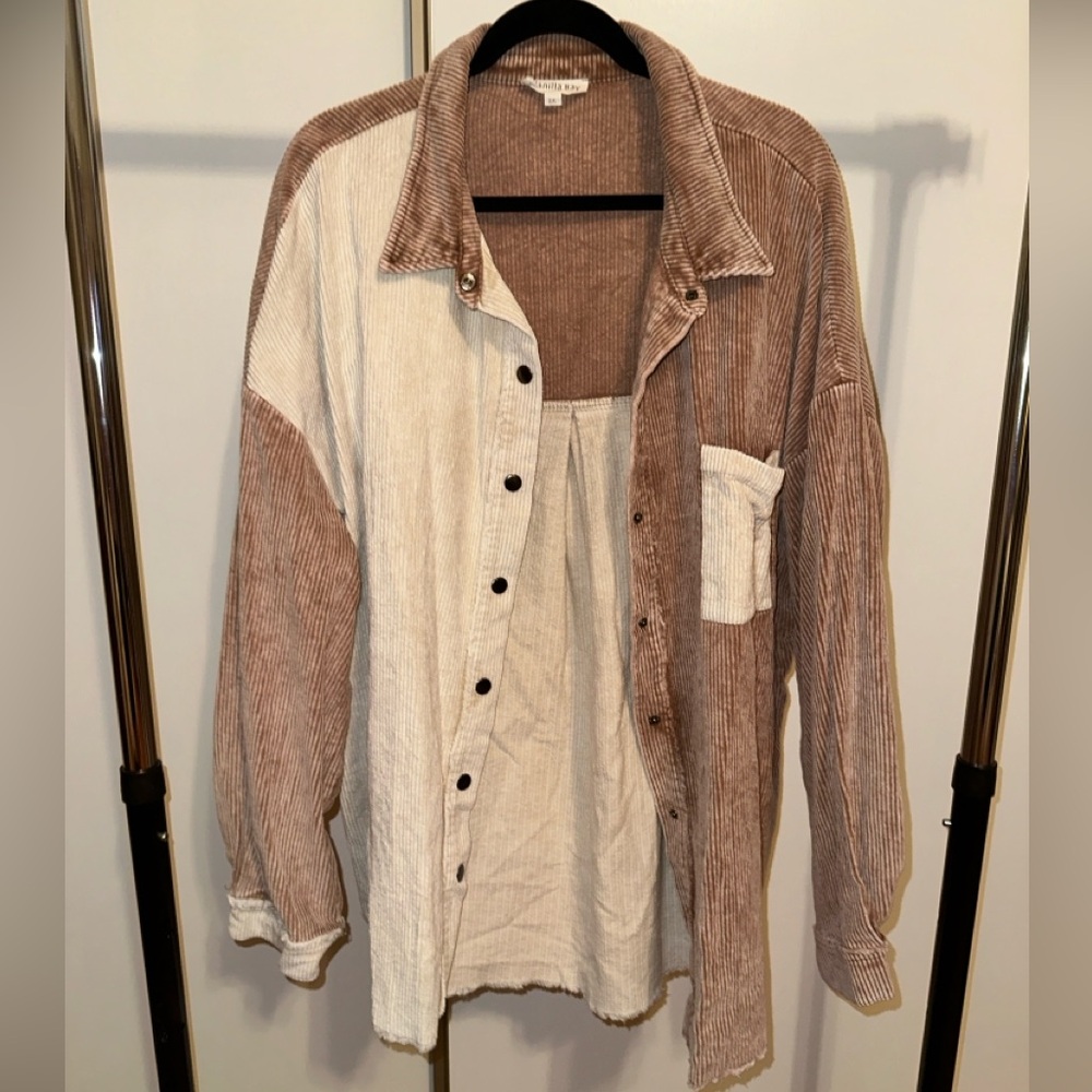 Chic Soul Point Blank Shacket - Picture 4 of 5